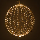 Sfera di Natale in Metallo con 440 Led bianco caldo cm Ø60-1