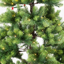 Albero di Natale Artificiale con Led monte durando verde Varie Misure-5