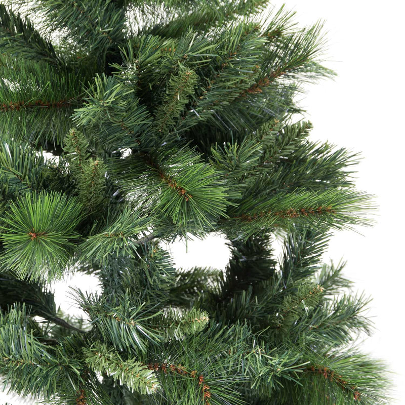 Albero di Natale Artificiale con Pigne e Bacche Rocciamelone Verde Varie Misure-3