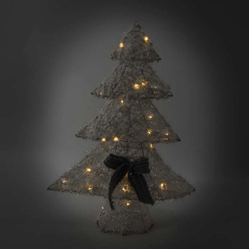 Albero plastica con Led bianco cm 38x10xh51-3