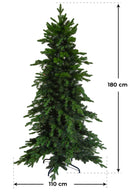 Albero di Natale Artificiale Grinch Slim Verde Varie Misure-4