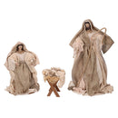 Natività tessuto set 3pz beige cm xh25,5-2