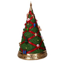 Albero resina con led rosso e verde cm Ø26,8xh46,3-4