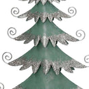 Albero metallo argento e verde salvia cm 21x6,5xh40,5-3