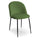 Sedia Sammi 50x57xh47/77,5 cm in Tessuto Velluto Verde/Nero