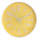 Orologio da Parete Ø30 cm in Plastica Giallo-1