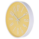 Orologio da Parete Ø30 cm in Plastica Giallo-4