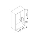 Appendiabiti per Armadio 60-83 cm Max 12Kg in Acciaio Emuca Cromato-5