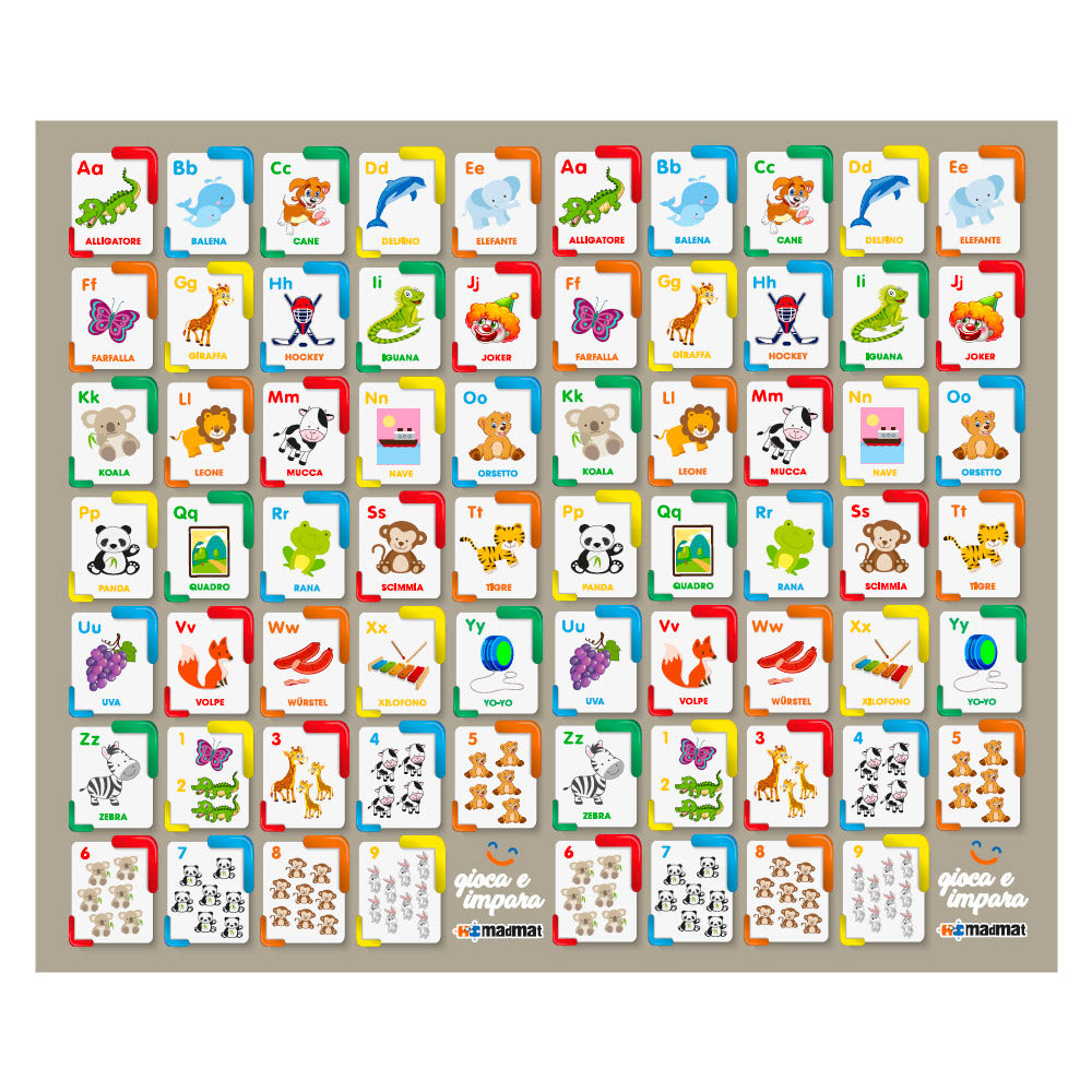 Tappeto Morbido per Bambini 200x150x1 cm Pieghevole Oceano Multicolore –  acquista su Giordano Shop