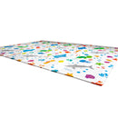 Tappeto Morbido per Bambini 200x150x1 cm Pieghevole Oceano Multicolore-2