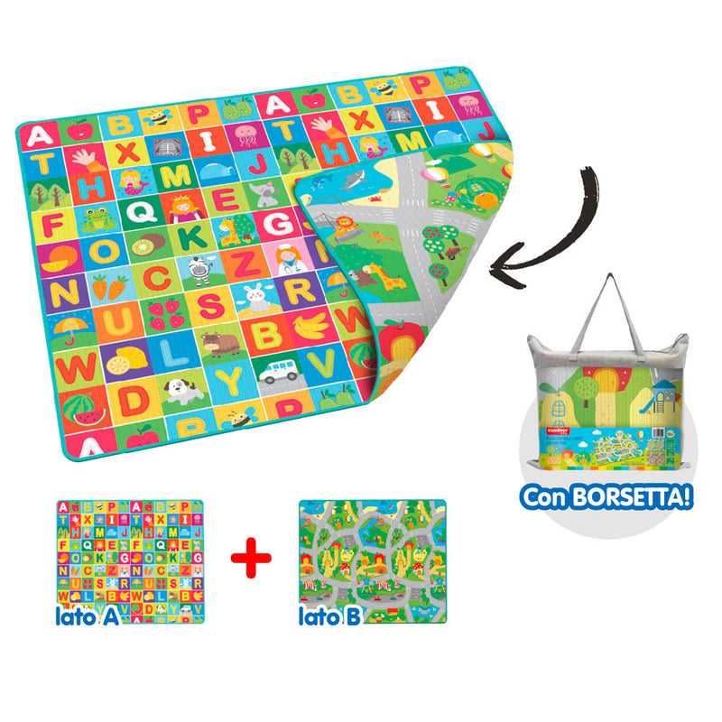 Tappeto Morbido per Bambini 200x150x1 cm Pieghevole Oceano Multicolore –  acquista su Giordano Shop