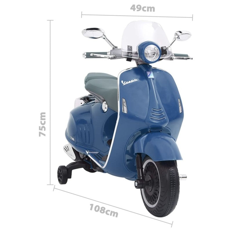 Piaggio Vespa 946 Elettrica 12V per Bambini Blu-5