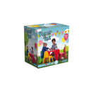 Set Tavolo con 4 Sedie per Bambini in Plastica Multicolore -2