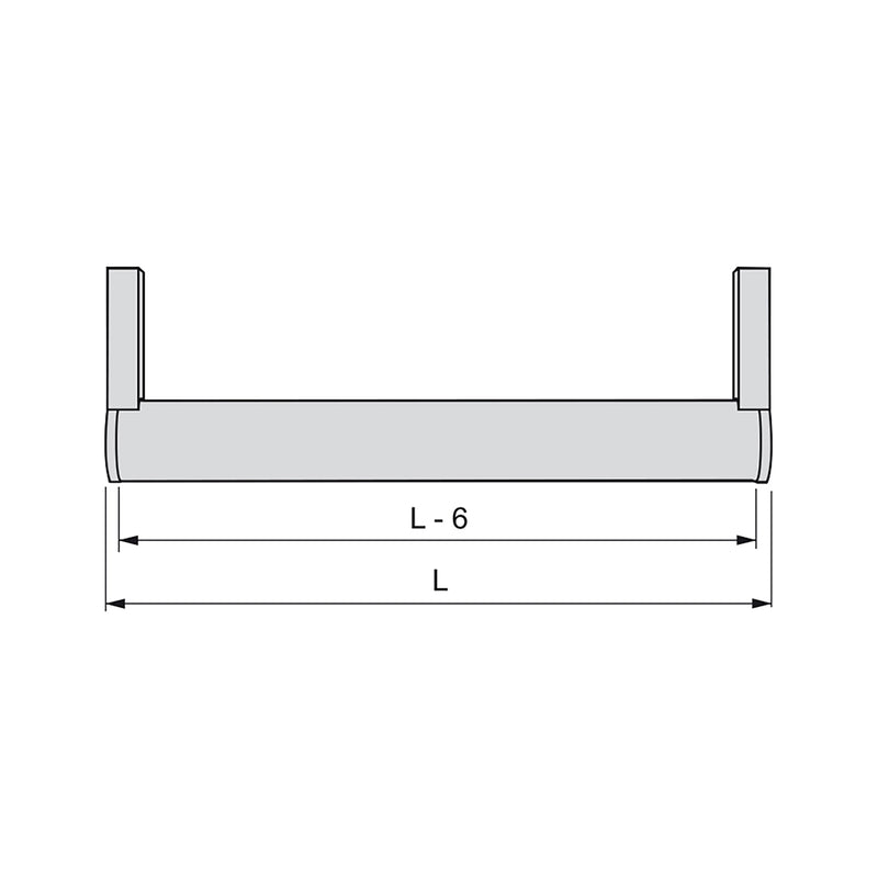 Appendiabiti Estraibile per Armadio 44,5 cm in Alluminio Chiusura Soft  Emuca Moka – acquista su Giordano Shop