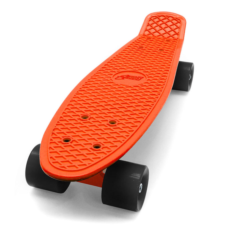 Skateboard con Tavola 57 cm in PP Street Cruizer Azzurro Arancio e Giallo-7