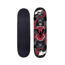 Skateboard con Tavola 80 cm in Legno Concava Orion Rosso Verde e Giallo-2