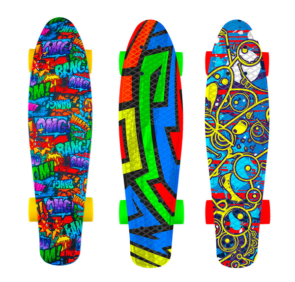 Skateboard con Tavola 57 cm in PP Kolor Multicolore prezzo