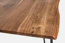 Tavolo da Pranzo 180x90x77 cm in Acciaio e Legno-5