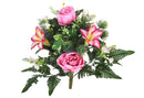 Bouquet Artificiale con Peonie Altezza 51 cm Rosa-1