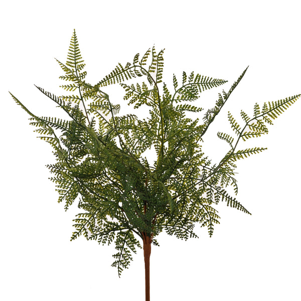 sconto Set 3 Piante Artificiali Boston Fern con 15 Diramazioni Altezza 42 cm Verde