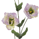 2 Lisianthus Artificiali Composto da 3 Fiori Altezza 82 cm -3