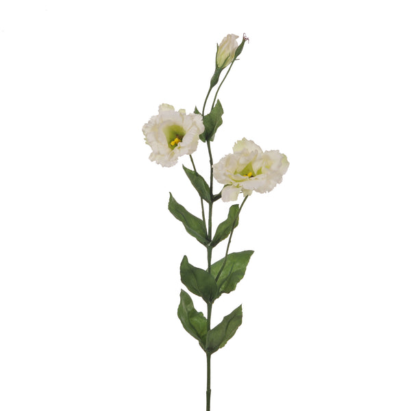 online Set 3 Lisianthus Artificiali Composto da 3 Fiori Altezza 82 cm Bianco