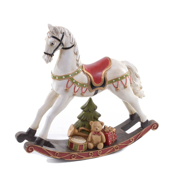 acquista Statuina Cavallo a Dondolo 29,5 cm in Resina