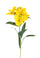 Set 8 Fiori Artificiali di Alstromeria in Materiale Sintetico Altezza 62 cm Giallo