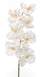 Set 3 Orchidea Artificiali Vanda Altezza 100 cm Bianco