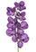 Set 3 Orchidea Artificiali Vanda Altezza 100 cm Blu