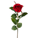 4 Rose Artificiali Bacarat Altezza 67 cm Rosso-1