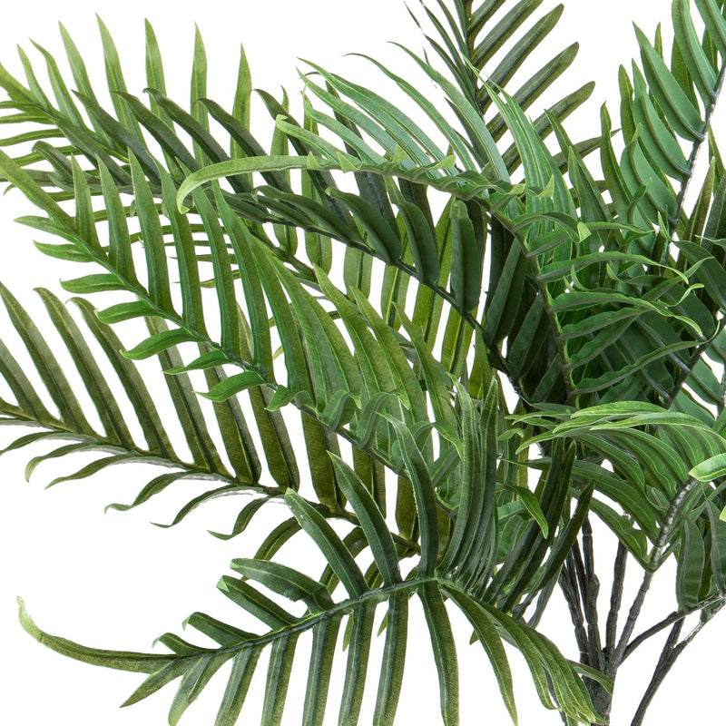 Areca Artificiale con 14 Foglie Altezza 66 cm Verde-2