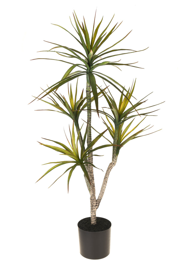 prezzo Pianta Artificiale di Yucca in Vaso con 5 Diramazioni Altezza 116 cm Verde