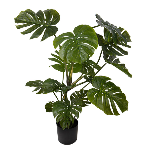 Monstera Artificiale con Vaso Altezza 113 cm Verde sconto