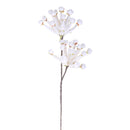 2 Giant Caplume Composto da 2 Fiori Artificiali Altezza 90 cm Bianco-1