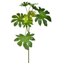 2 Rami Artificiali di Aralia Altezza 90 cm Verde-1