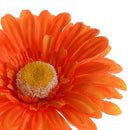 6 Fiori Artificiali di Gerbera Altezza 53 cm Arancio-3