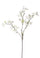 Set 3 Mini Tralcio Artificiale con Fiori Altezza 88 cm Bianco