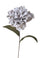 Set 2 Fiori di Peonia Artificiale Artificiale Altezza 74 cm Grigio