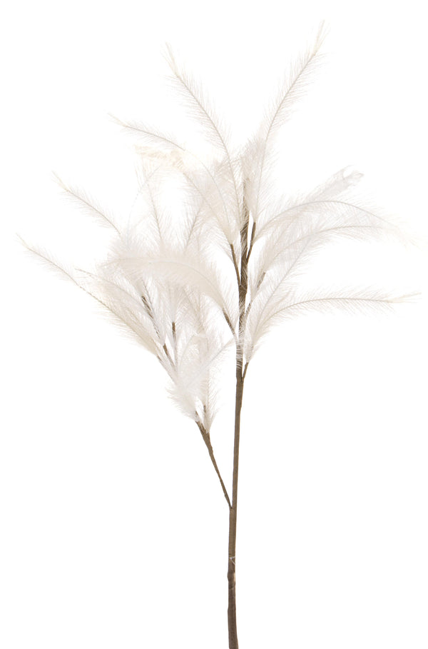 Set 3 Pampas Artificiale con 24 Diramazioni Altezza 115 cm Bianco online