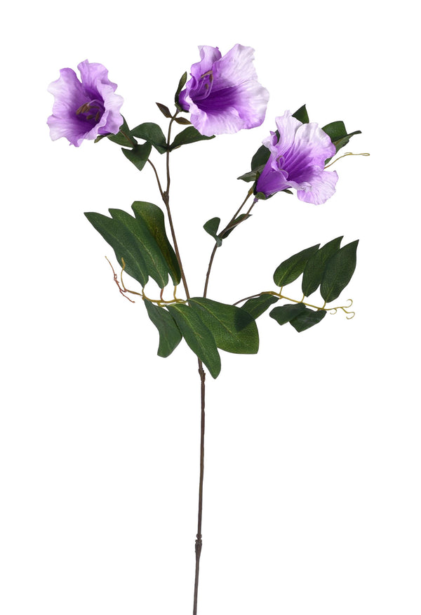 prezzo Set 6 Campanula Artificiali con Fiori Altezza 77 cm