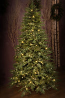 Albero di Natale Artificiale 230 cm 2818 Rami e Led Abete Verde-2