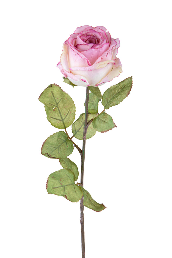 Set 4 Rose Artificiali con Dry Altezza 62 cm Rosa online