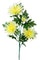 Set 6 Fiori Artificiali di Spidere a 4 Diramazioni Altezza 82 cm Giallo