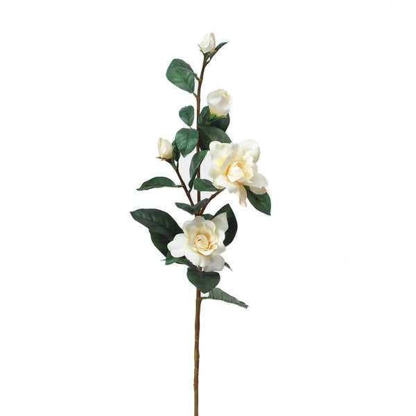 Set 2 Rami Artificiali di Gardenia Altezza 82 cm Bianco online