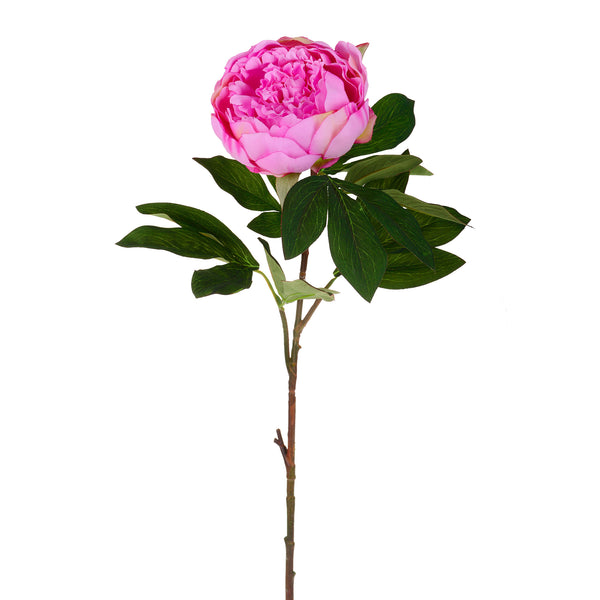 sconto Set 3 Peonia Artificiale Altezza 80 cm Rosa