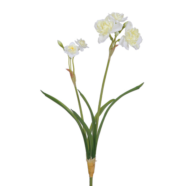 Set 6 Narciso con 2 Fiori Artificiali Altezza 67 cm online