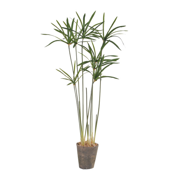 Papiro Country Artificiale con Vaso Altezza 105 cm Verde online