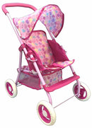 Passeggino per Bambole Kids Joy Rosa-1