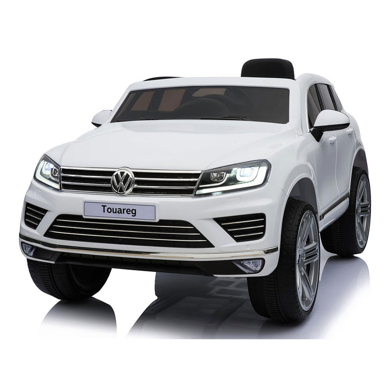 Macchina Elettrica per Bambini Suv 12V Volkswagen Touareg Bianca-1